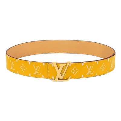 Louis Vuitton LV Initiales 40mm Reversible Belt Yellow