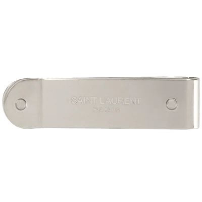 Saint Laurent logo engraved money clip
