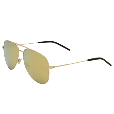 Saint Laurent logo-print oversize-frame sunglasses