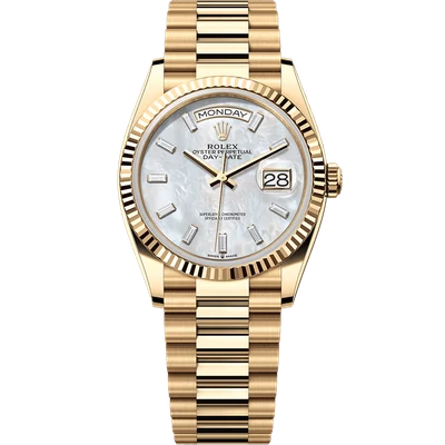 Rolex Day-Date Yellow Gold Mother of Pearl 36mm
