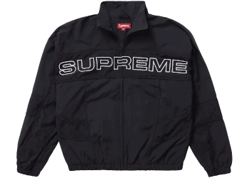 Supreme Jacquard Panel Track Jacket Black