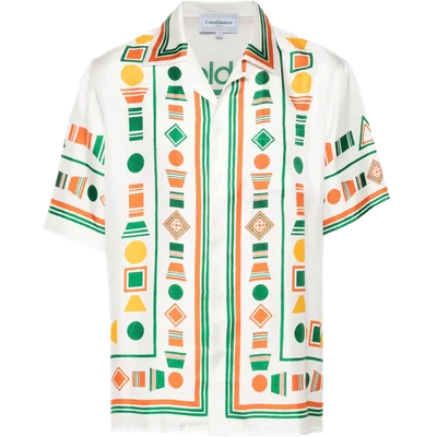 Casablanca Playful Eagle silk shirt